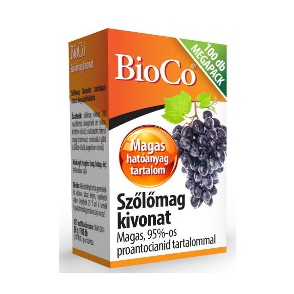 Bioco szőlőmag tabletta 100 db