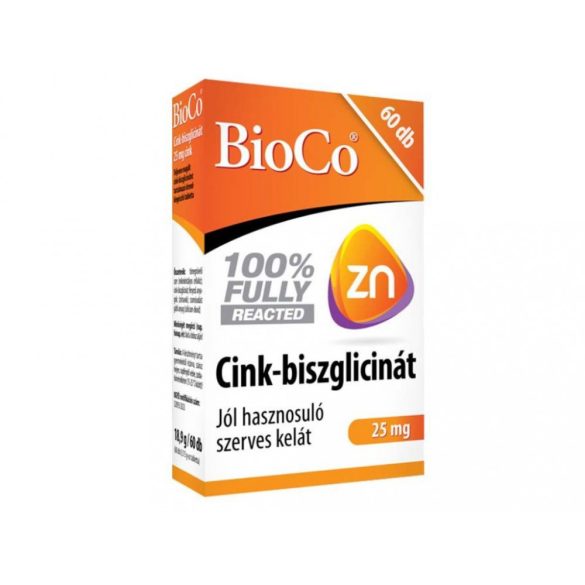 Bioco cink-biszglicinát 25mg tabletta 60 db