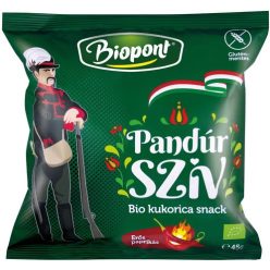 BIOPONT BIO KUKORICÁS SNACK PANDÚR SZÍV