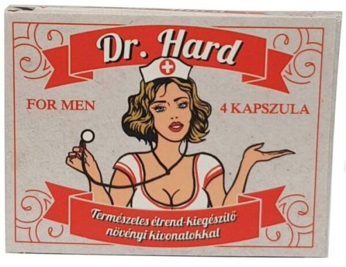 Dr. Hard for men - természetes étrendkiegészítő férfiaknak (4db)