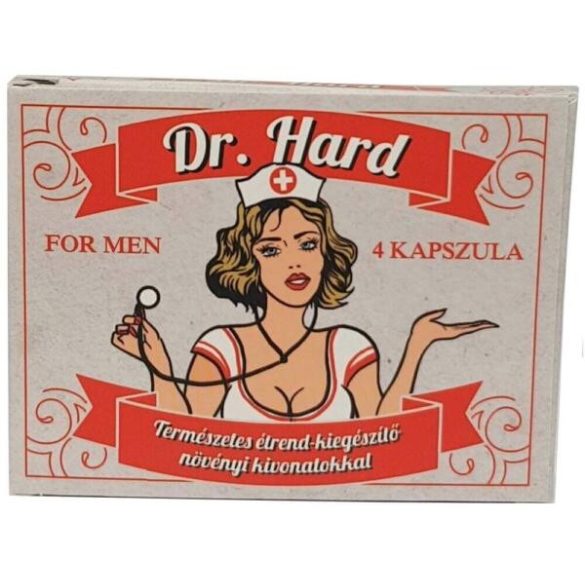 Dr. Hard for men - természetes étrendkiegészítő férfiaknak (4db)