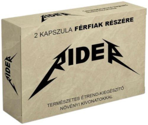 Rider - természetes étrend-kiegészítő férfiaknak (2db)