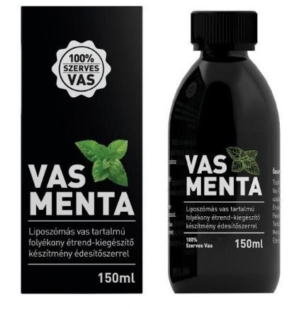 Vasmenta liposzómás vas tartalmú folyékony étrend-kiegészítő 150 ml