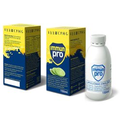   ImmunPro liposzómás emulzió étrendkiegészítő citrom-lime ízesítéssel 150 ml