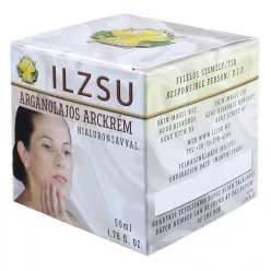 ILZSU ARGÁNOLAJOS ARCKRÉM HIALURONSAVVAL 50 ml