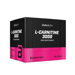 BiotechUSA L-Carnitine ampulla 3000mg citrom 25ml