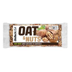 Biotech oat&nuts zabszelet pekándiós 70 g
