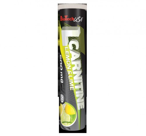 BiotechUSA L-Carnitine pezsgőtabletta 500mg citrom-lime 20 tbl