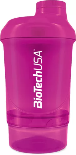 BiotechUSA Keverőpalack Biotech Wave+ Nano 300ml (+150ml) magenta