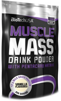 BiotechUSA Muscle Mass 1000g csokoládé