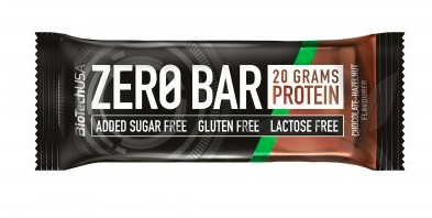 BiotechUSA Zero Bar 50g csokoládé-mogyoró