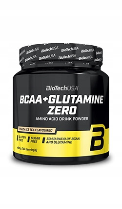 BiotechUSA BCAA+Glutamine Zero 480g citrom