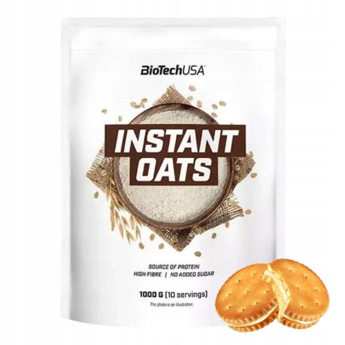 BiotechUSA Instant Oats 1000g cookies & cream