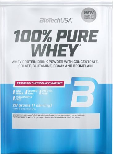 BiotechUSA 100% Pure Whey 28g málnás sajttorta