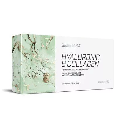 BiotechUSA Hyaluronic & Collagen 120 caps