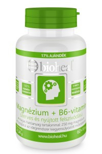 Bioheal Magnézium+B6-Vitamin Tabl.  70 db