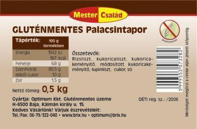 Mester Család gluténmentes palacsintapor 200 g