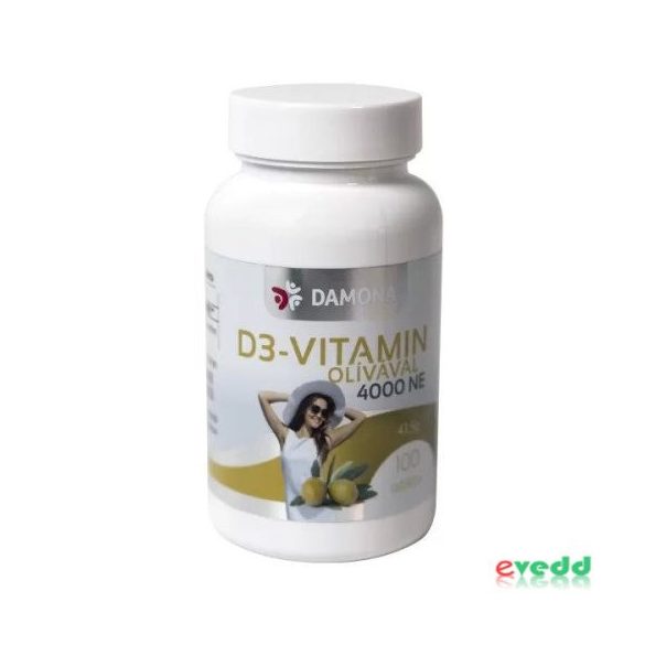 Damona d3 vitamin 4000NE olívával tabletta 100 db