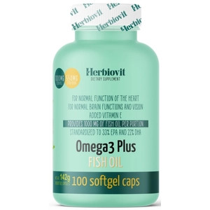 Herbiovit Omega-3 Plus halolaj lágykapszula 100 db