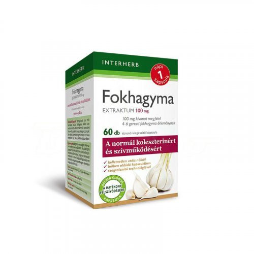 INTERHERB NAPI1 FOKHAGYMA EXTRAKTUM 100 MG KAPSZULA 60 db