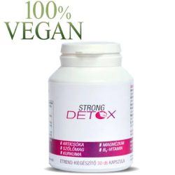   Strong detox articsóka, szőlőmag, kurkuma, magnézium és b6 vitamin összetételű étrend-kiegészítő kapszula 30 db