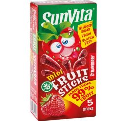 Sunvita mini fruit sticks eper 5 db 50 g