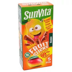 SUNVITA MINI FRUIT STICKS MANGO 5DB HCM.