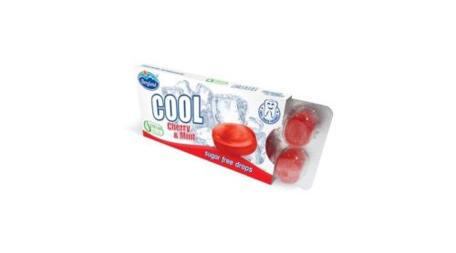 Cool cherry&mint meggy-mentol ízű cukormentes cukorka 16 g