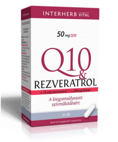 INTERHERB Q10 REZVERATROL KAPSZULA 30 db