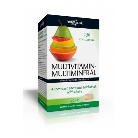 INTERHERB MULTIVITAMIN-MULTIMINERAL TABLETTA 30 db