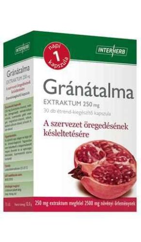 INTERHERB GRÁNÁTALMA KAPSZULA 30 db