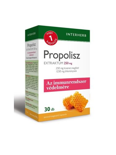 INTERHERB NAPI 1 PROPOLISZ EXTRAKTUM KAPSZULA 30DB