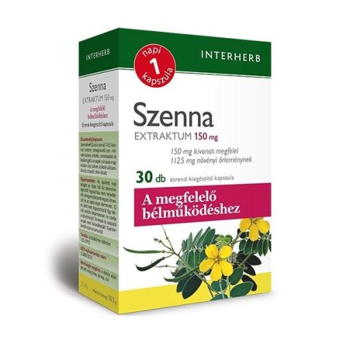 INTERHERB NAPI 1 SZENNA EXTRAKTUM KAPSZULA 30 db