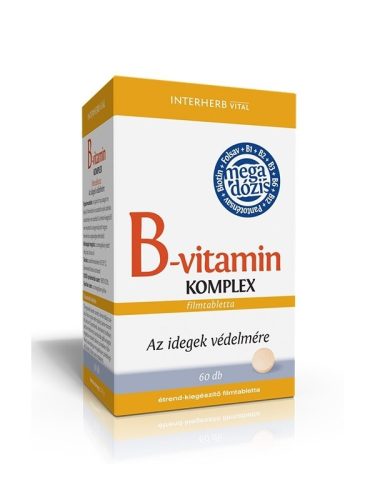 INTERHERB B-VITAMIN KOMPLEX TABLETTA 60DB