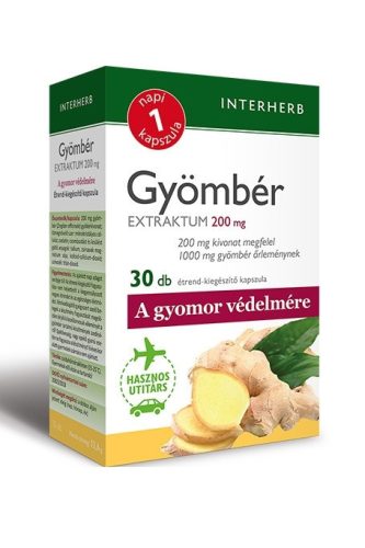 INTERHERB NAPI 1 GYÖMBÉR EXTRAKTUM KAPSZULA 30 db