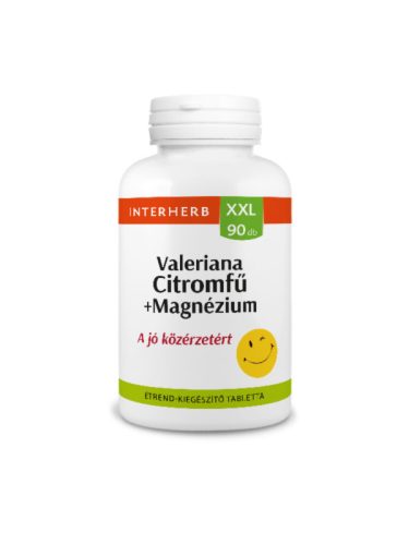 INTERHERB XXL VALERIANA-CITROMFŰ+MAGNÉZIUM TABLETTA 90DB