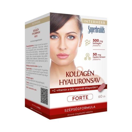 Interherb Kollagén - Hyaluronsav Forte Szépségformula Tabletta 60Db