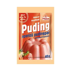 Haas natural pudingpor szamóca 40 g