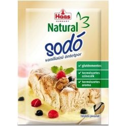 Haas natural sodó vanília ízű öntetpor 15 g