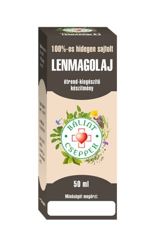 Bálint lenmagolaj 50 ml