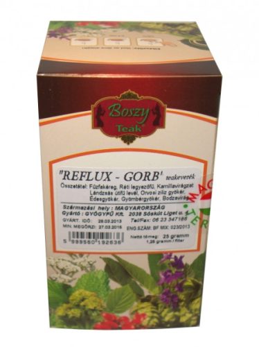 Boszy reflux-gorb  teakeverék filteres 40 g