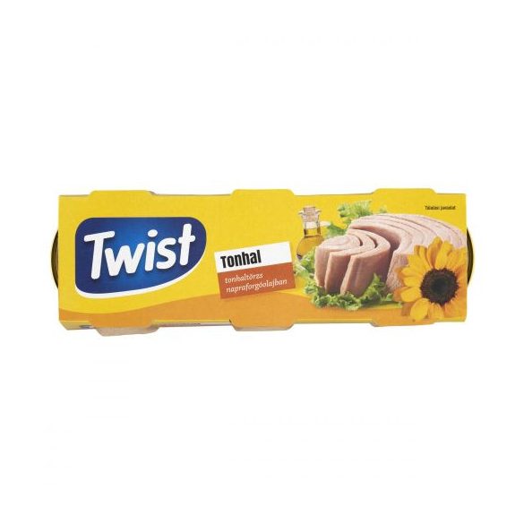 Twist tonhaltörzs napraforgóolajban 240 g