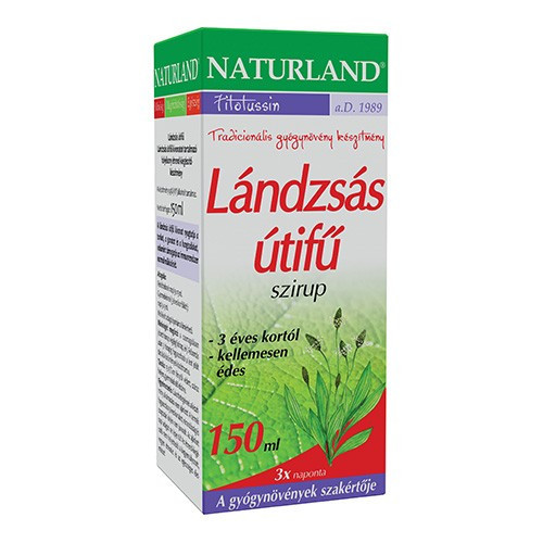 NATURLAND LÁNDZSÁS ÚTIFŰ SZIRUP