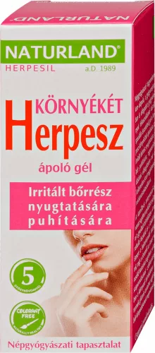 Naturland herpesz környékét ápoló gél 10 g