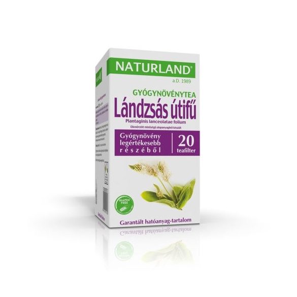 Naturland lándzsás útifű tea filteres 20x1,5 g 30 g