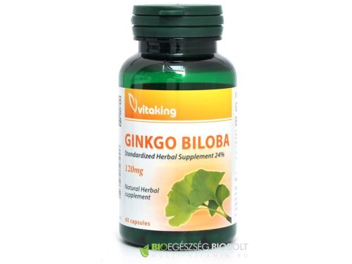 Vitaking Ginkgo Forte Kapszula 120Mg 60 db