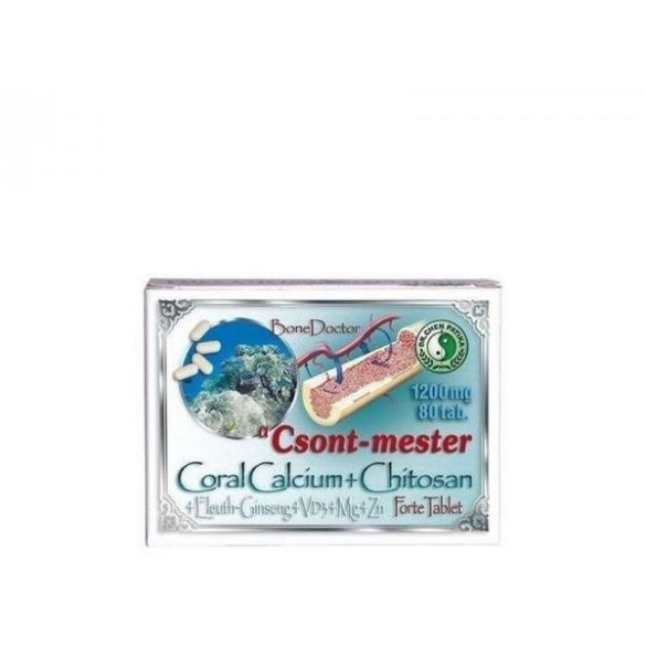 Dr.chen csont-mester coral calcium forte tabletta 80 db