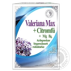 Dr.chen valeriana max+citromfű tabletta 30 db