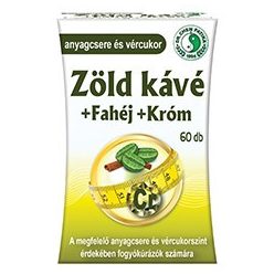 Dr.chen zöldkávé + fahéj + króm kapszula 60 db