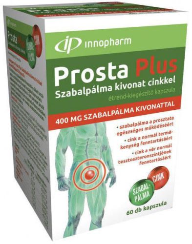 Innopharm prosta plus kapsz. 400 mg szabalpálma + cink 60 db